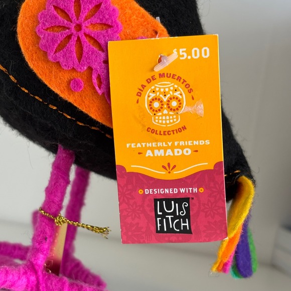 Target Hyde & Eek Bird 2021 Amado Dia De Muertos Sugar Scull Halloween Figurine - Picture 7 of 8